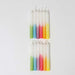 Party Supply Grimm's Candles Dip Dye Rainbow