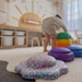 Activity Toys Funova Kids Stepping Stone Rainbow Set of 6+1 Teal Board