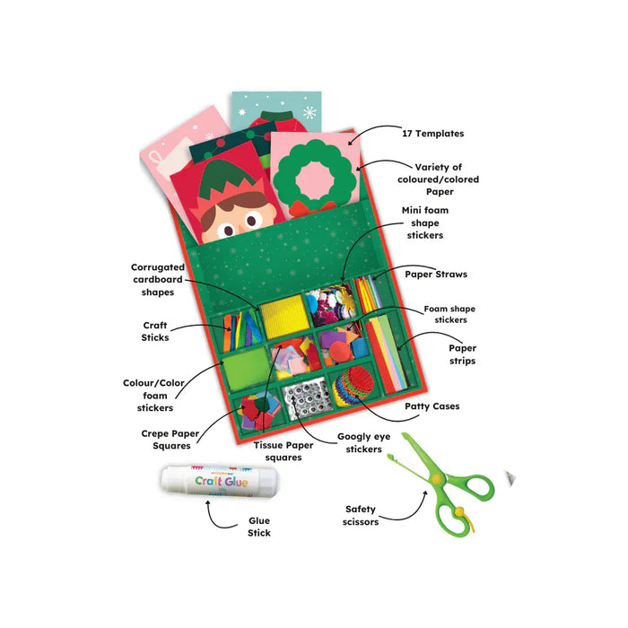 Art-Craft My Creative Box Christmas Collage Sensory Activity Box