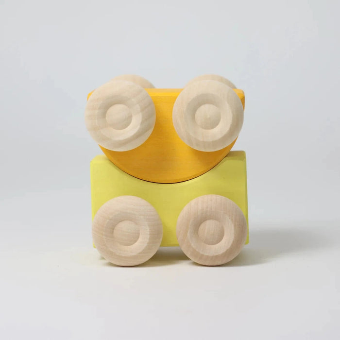 Toy Vehicle Grimm's Stacking Cars Yellow