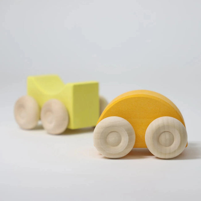 Toy Vehicle Grimm's Stacking Cars Yellow