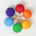 Grimms Set of 6 Rainbow Spinning Tops