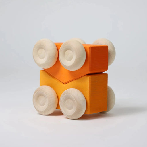 Grimm's Stacking Cars - Orange - Toypark