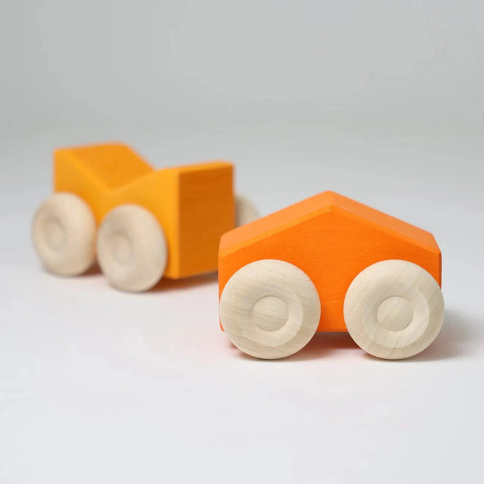 Toy Vehicle Grimm's Stacking Cars Orange