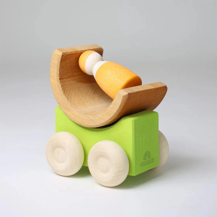 Toy Vehicle Grimm's Stacking Cars Green