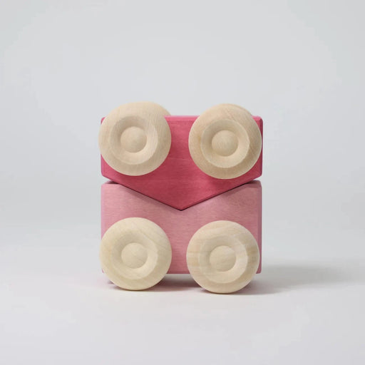 Grimm's Stacking Cars - Pink - Toypark