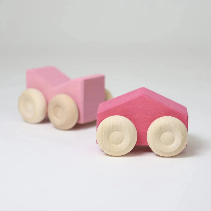 Toy Vehicle Grimm's Stacking Cars Pink