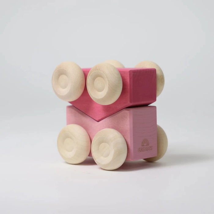 Toy Vehicle Grimm's Stacking Cars Pink