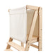 Plywood Learning Towers Toypark Foldable Learning Tower with Safety Net
