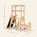 Wooden Learning Towers myduckling JALA Solid Wood Adjustable Learning Tower 3in1 - Deluxe 9361505000454