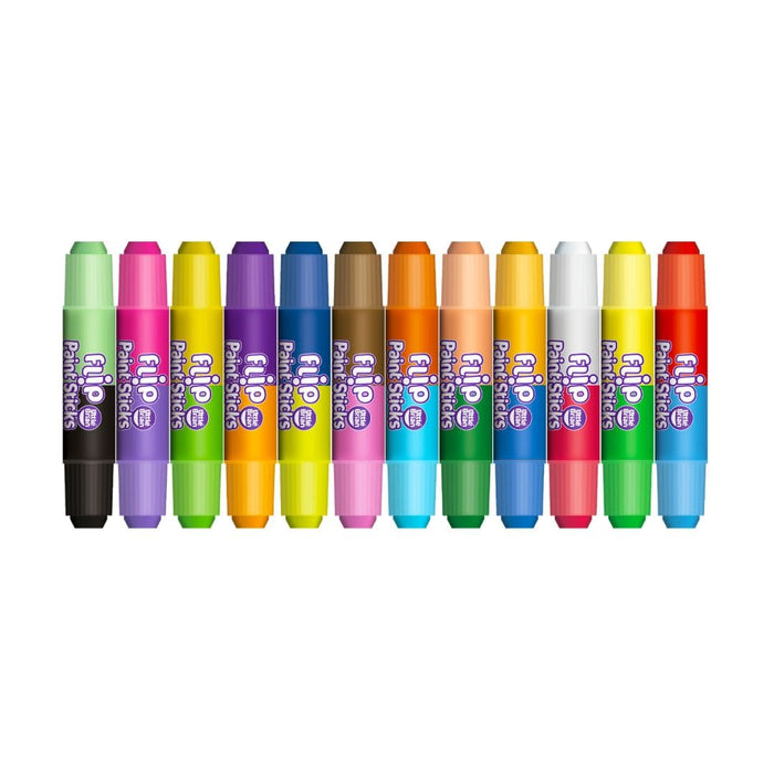 Art-Craft Little Brian Flip Paint Sticks 12 pk