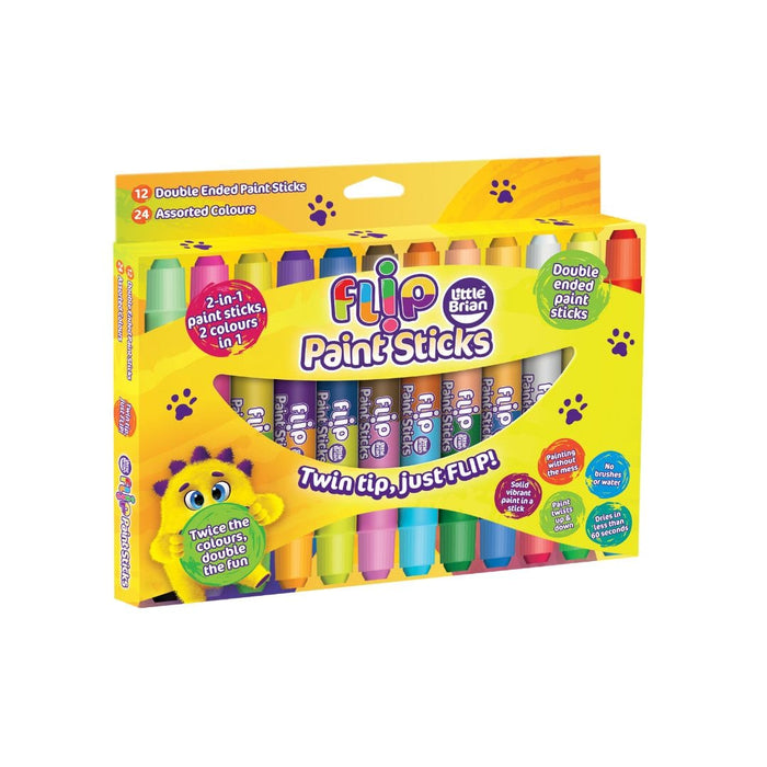 Art-Craft Little Brian Flip Paint Sticks 12 pk