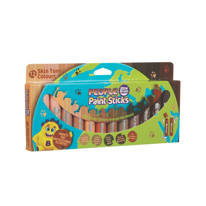 Art-Craft Little Brian People Paint Sticks 12 pk