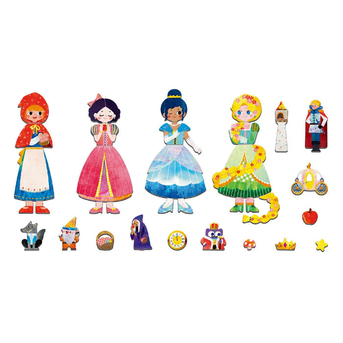Puzzles mierEdu Travel Magnetic Box - Fairy Tales