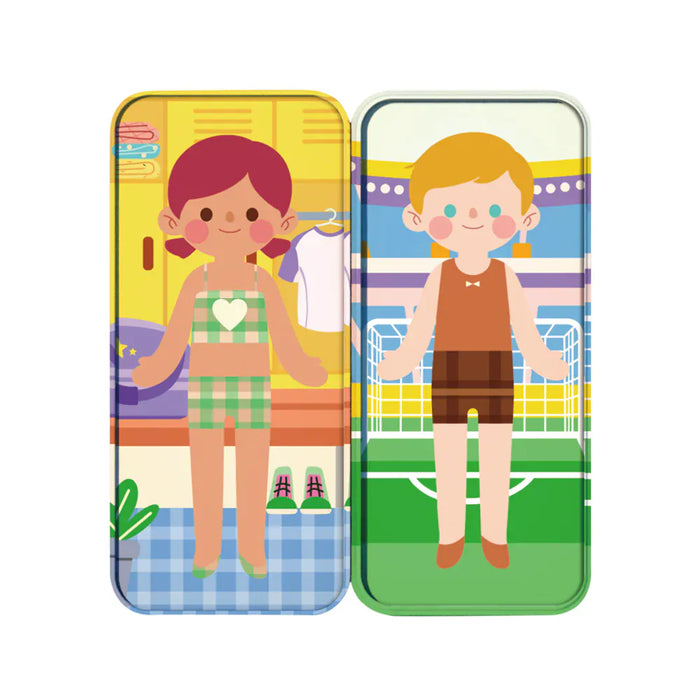 Puzzles mierEdu Travel Magnetic Box - Sports Stars