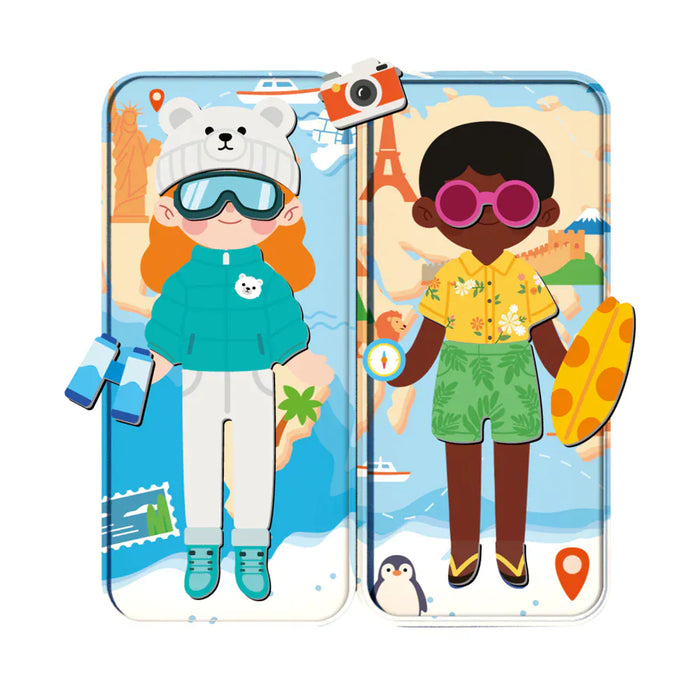 Puzzles mierEdu Travel Magnetic Box - World Travellers