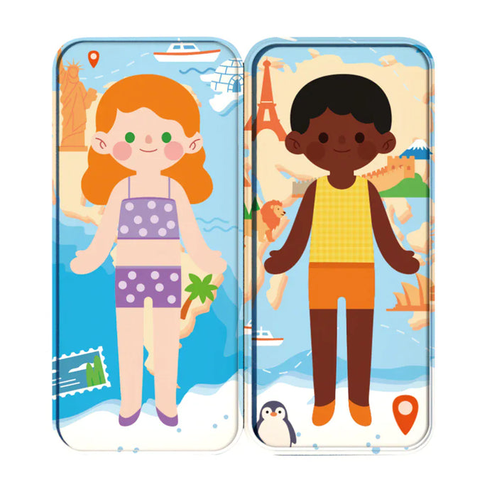 Puzzles mierEdu Travel Magnetic Box - World Travellers