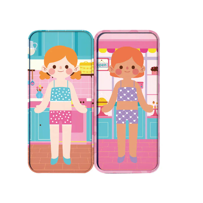 Puzzles mierEdu Travel Magnetic Box - Sweet Café Chefs
