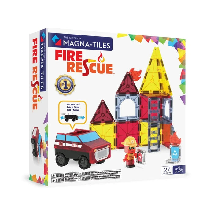 Magnetic Tiles MAGNA-TILES - Fire Rescue - 27 Piece