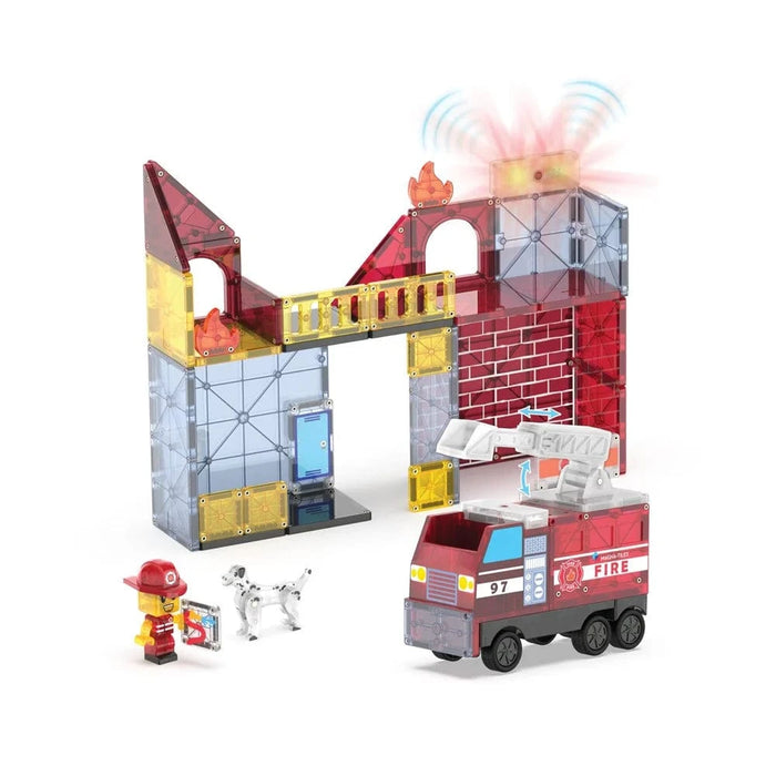 Magnetic Tiles MAGNA-TILES - Fire Station - 50 Piece