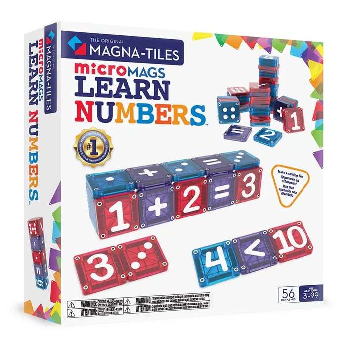 Magna-Tiles MicroMAGS - Learn Numbers - Learn Numbers - Toypark