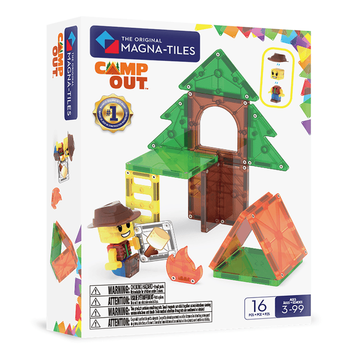 Magnetic Tiles MAGNA-TILES - Camp Out - 16 Piece