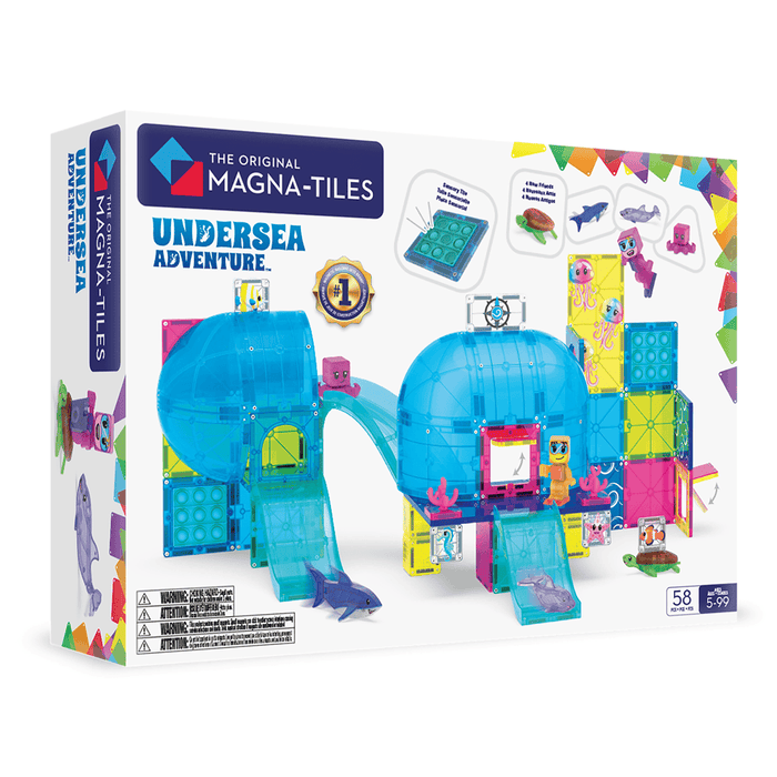 Magnetic Tiles MAGNA-TILES - Undersea Adventure - 58 Piece