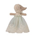 Doll Toys Maileg Baby Mouse in Gown Mint