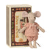 Doll Toys Maileg Big Sister Mouse in Matchbox