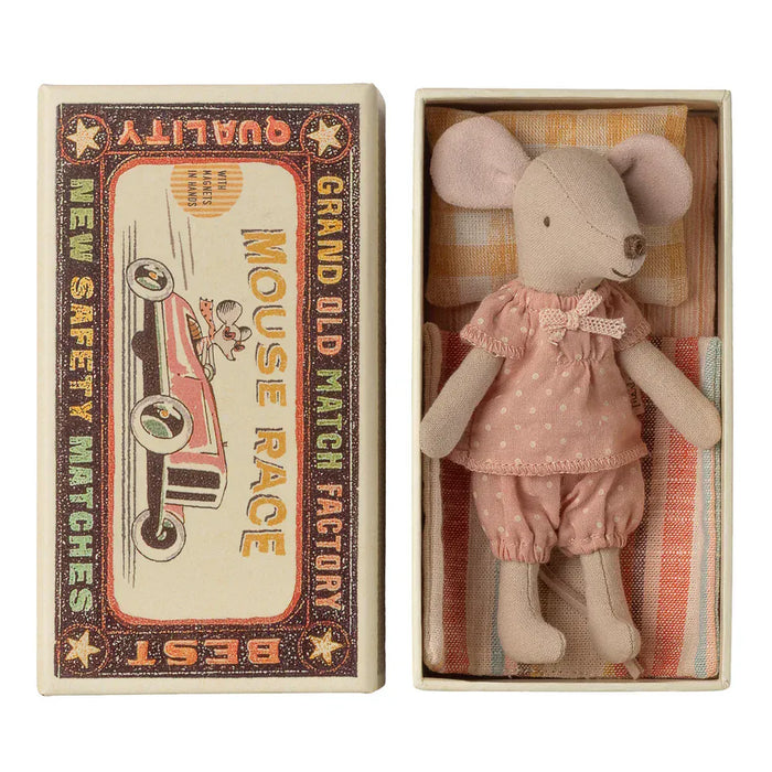 Doll Toys Maileg Big Sister Mouse in Matchbox
