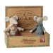 Doll Toys Maileg Grandma and Grandpa Mice in Cigarbox