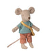 Doll Toys Maileg Little Brother Mouse with Bag