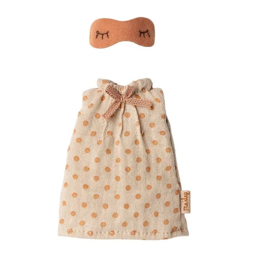Maileg Nightgown Mum Mouse Light Grey - Grey - Toypark