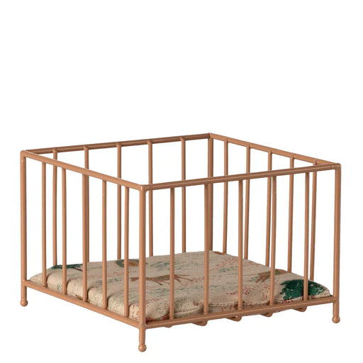 Maileg Playpen Micro Dark Powder - Doll House Furniture - Toypark