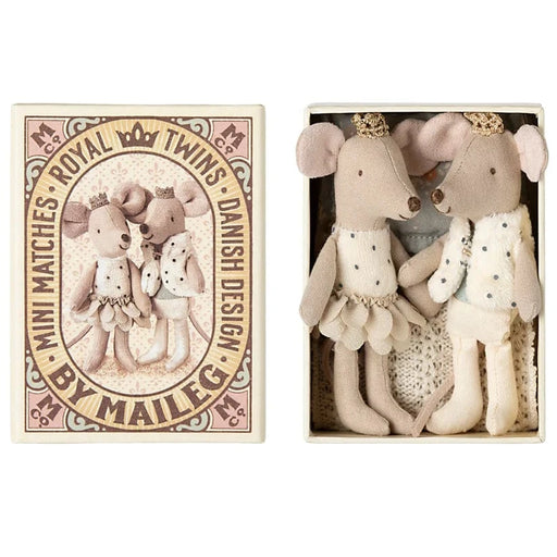 Maileg Royal Twin Mice - Matchbox - Toypark