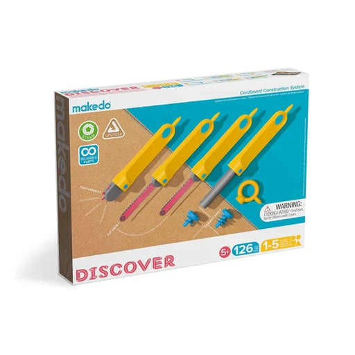 Makedo Discover Cardboard Construction Kit - STEM Toys - Toypark