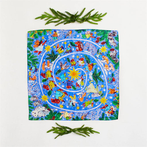 Sarah's Silks Advent Playsilk Illustrated By Phoebe Wahl- Mini - Play Silks - Toypark