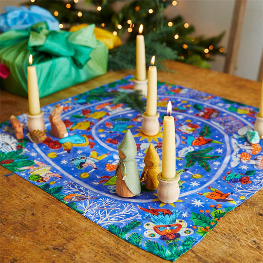 Sarah's Silks Advent Playsilk Illustrated By Phoebe Wahl- Mini - Playsilks - Toypark