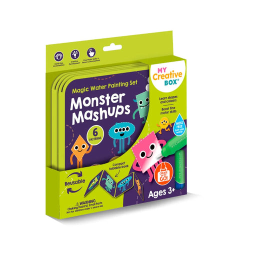 My Creative Box Monster Mashups Magic Water Painting Set - Art-Craft - Toypark