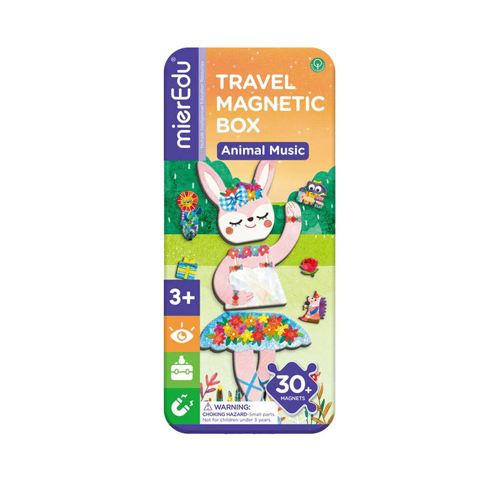 Puzzles mierEdu Travel Magnetic Box - Musical Animal