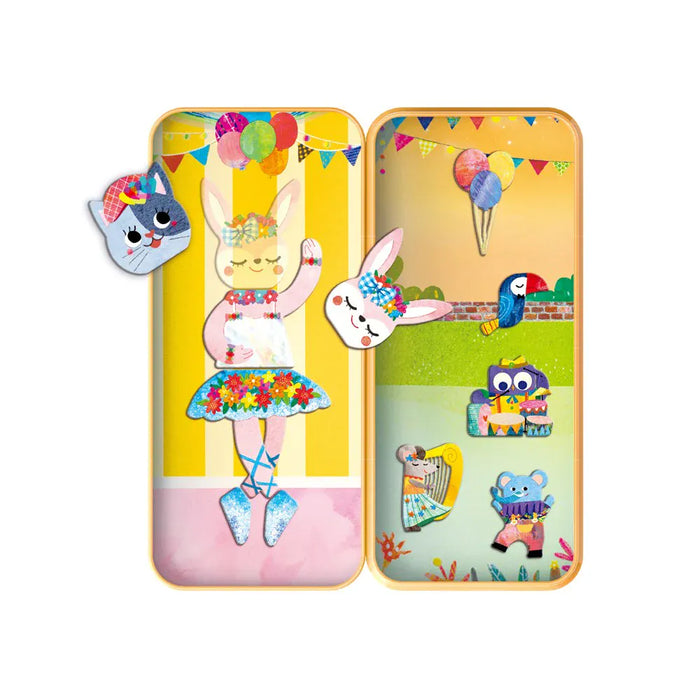 Puzzles mierEdu Travel Magnetic Box - Musical Animal