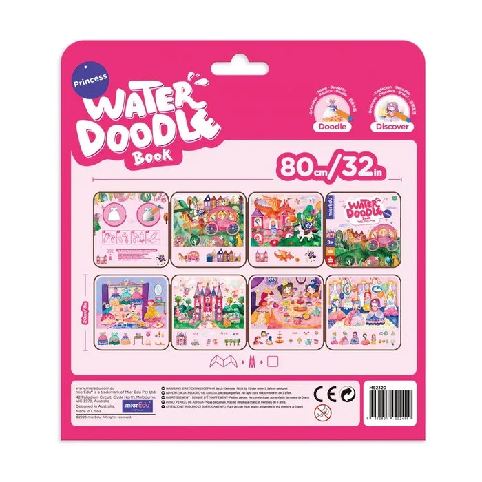Activity Toys mierEdu Water Doodle Book - Princess 9352801002419