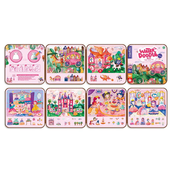 Activity Toys mierEdu Water Doodle Book - Princess 9352801002419