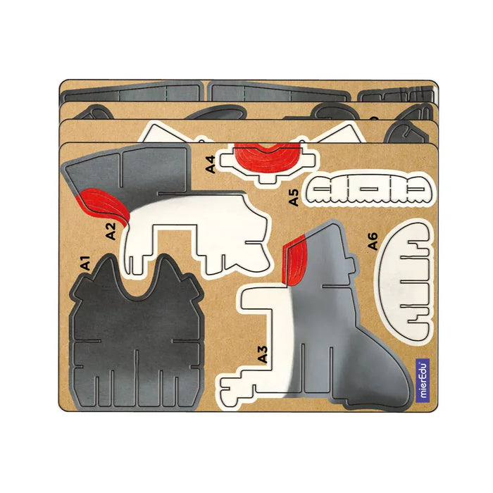 Puzzles mierEdu Build 'n' Sound 3D Puzzle - Shark