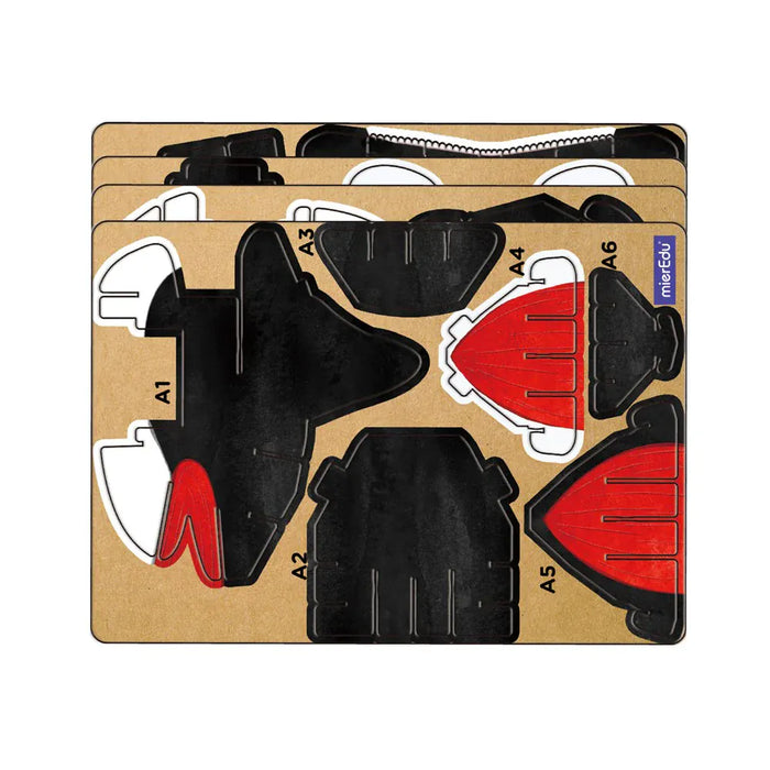 Puzzles mierEdu Build 'n' Sound 3D Puzzle - Orca