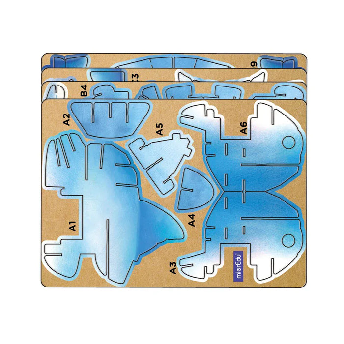 Puzzles mierEdu Build 'n' Sound 3D Puzzle - Dolphin