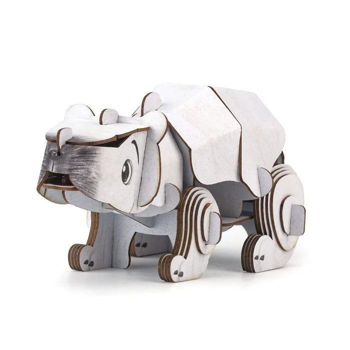 Puzzles mierEdu Build 'n' Sound 3D Puzzle - Polar Bear