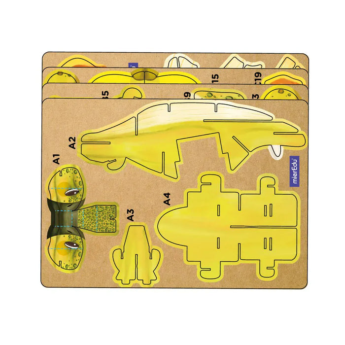 Puzzles mierEdu Build 'n' Sound 3D Puzzle - Stegosaurus
