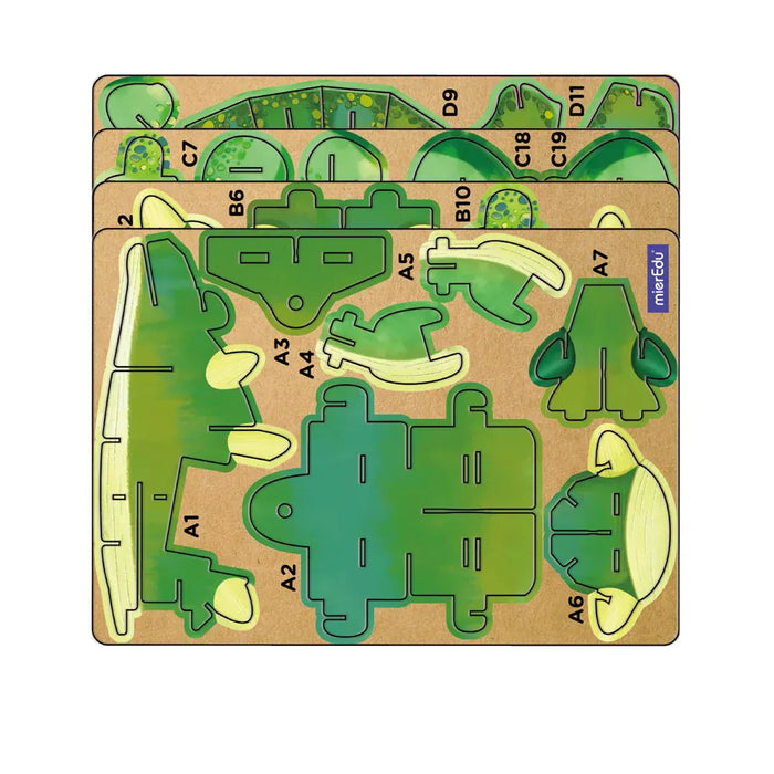 Puzzles mierEdu Build 'n' Sound 3D Puzzle - Ankylosaurus
