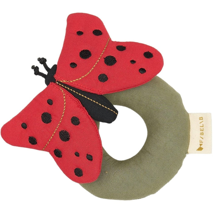 Activity Toys Fabelab Rattle - Ladybug Mars Red, 14 cm
